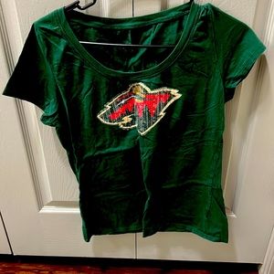 Women’s Minnesota Wild Bedazzled